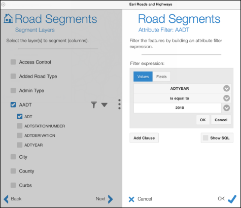 Adding an attribute filter